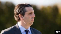 時任美國駐南韓大使的李伯特(Mark Lippert)。 (法新社2015年10月15日)