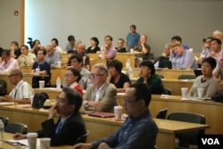 部分与会者（美国之音章真拍摄）