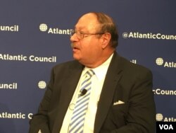大西洋理事会国际安全中心资深研究员罗伯特·曼宁(Robert Manning)（美国之音钟辰芳拍摄）