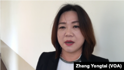 台湾在野党国民党立委马文君（美国之音张永泰拍摄）