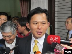 時代力量黨立委黃國昌（美國之音張永泰拍攝）