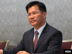 台中市长林佳龙（美国之音张永泰拍摄）