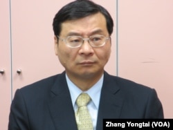 台湾财政部次长 曾铭宗(美国之音张永泰拍摄)