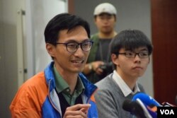 香港立法會議員朱凱迪。（美國之音湯惠芸攝）