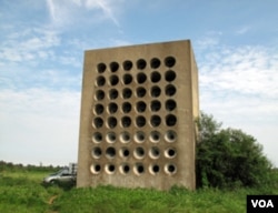 向对岸喊过话的48只大喇叭