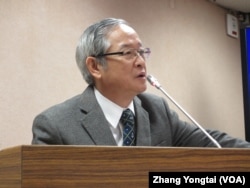 台灣執政黨國民黨立委林郁方 (美國之音張永泰拍攝)