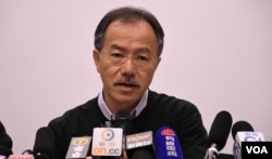 香港工黨立法會議員張超雄。（美國之音湯惠芸）