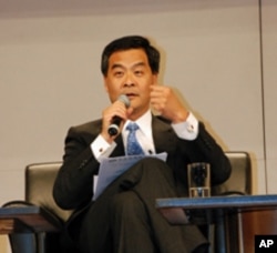 梁振英(資料圖片)