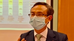 醫學界立法會議員陳沛然批評修改選委會選舉制度是民主倒退，部分界別議席減少，民意反映相當有限 (美國之音湯惠芸)