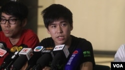 香港專上學生聯會副秘書長岑敖暉 (圖片來源: 香港蘋果日報網站)