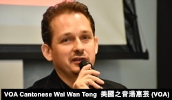 無國界記者組織東亞辦事處執行長艾瑋昂 (攝影: 美國之音湯惠芸)