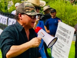 中国民主党洛杉矶委员会主席陈维明资料照。(美国之音，2019年9月)