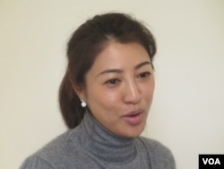 台灣在野黨國民黨立委許淑華(美國之音張永泰拍攝)