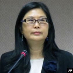 台湾陆委会主委 赖幸媛在立法院谈一国两区