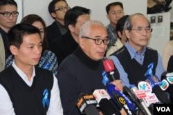 資深媒體人、時事評論員程翔發言(美國之音海彥拍攝)