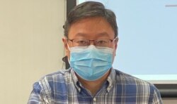 香港浸会大学政治及国际关系学系副教授陈家洛表示，民调结果反映大部份港人对新的选举制度感到抗拒 (美国之音/汤惠芸)