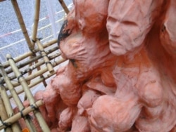 “國殤之柱”被視為六四最後象徵。（照片提供：高志活）