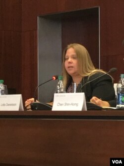 美台商業協會副會長馬珞丹 （美國之音鍾辰芳 拍攝)