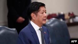 菲律賓總統小費迪南德·馬科斯2024年4月12日在五角大樓會晤美國國防部長勞埃德·奧斯汀。