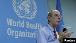 世界衛生組織中國擴大免疫規劃項目的蘭斯•羅德沃爾德博士3月29日在北京發表講話。