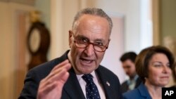 參議院少數黨領袖、紐約州民主黨議員舒默。