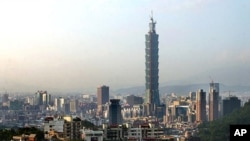 台北的地標性建築101大樓