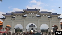 中正紀念堂前的自由廣場（美國之音楊明拍攝）