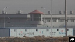 资料照：新疆西部阿图什的一处拘留营 （2018年12月3日）