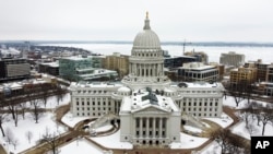 位於威斯康星州麥迪遜的州議會大廈（美聯社）。