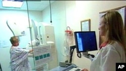 妇女接受乳腺癌检查