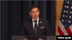 图为美国国会参议员鲁比奥。(2019年12月10日)