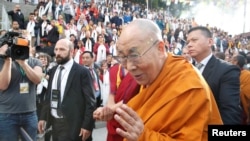 西藏精神領袖達賴喇嘛2018年9月21日訪問瑞士。