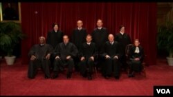 美國最高法院大法官在斯加里亞去世前資料照。