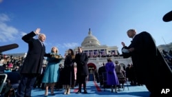 拜登宣誓就任美國第46任總統。