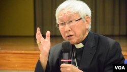 陳日君樞機。（美國之音湯惠芸攝）