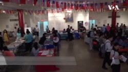 纽约华埠招聘会场面火爆