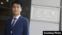 澳门历史上最年轻议员苏嘉豪(苹果日报图片)