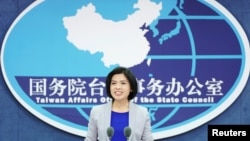 中國國務院台灣辦公室發言人朱鳳蓮。（2019年11月27日）