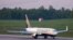 Самолет авиакомпании Ryanair, на борту которого находился журналист Протасевич, после посадки в Минске 23 мая 2021