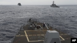 美國軍艦“斯普魯恩斯號”(USS Spruance)資料照。