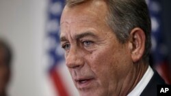 美國眾議院議長博納對共和黨籍議員說，關閉一個負責預防恐怖襲擊的機構不是一個選項。