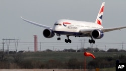 3月3日英航开启从伦敦到美国德州奥斯丁直航所使用的波音787梦幻客机