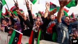 利比亞民主星期天在的黎波里慶祝解放