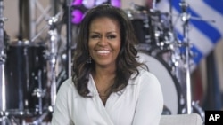 2018年10月11日米歇尔·奥巴马在纽约全国广播公司的《今日》节目接受采访