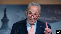 美國參議院少數黨領袖舒默(Chuck Schumer)資料照。