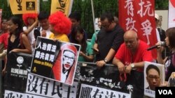 香港多个团体9月3日游行抗议政治检控抗争者（8图）