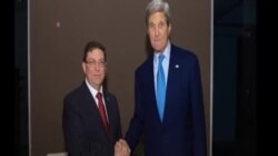 克里會晤古巴外長羅德里格斯