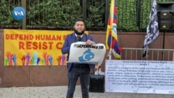 Nyu-Yorkda Xitoyga, adolatsizlikka qarshi namoyish