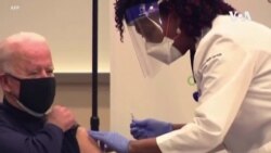 拜登接受新冠疫苗注射後 讚揚特朗普政府的“曲速行動”