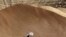 An employee sweeps up grains in a warehouse in the the village of Konstantinovo, some 60 km (37 miles) from the Southern Russian city of Stavropol, June 7, 2011